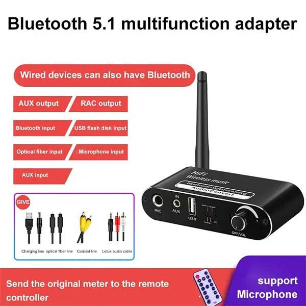 گیرنده فرستنده بلوتوثی صدا مدل NETPIL TO2 گیرنده فرستنده بلوتوثی صدا مدل NETPIL TO2