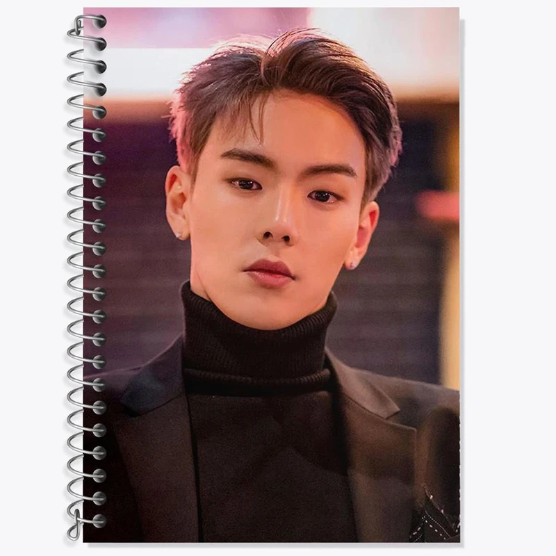 دفتر زبان 50 برگ خندالو مدل سه خط طرح شونو گروه مانستا اکس MONSTA X کد 21143