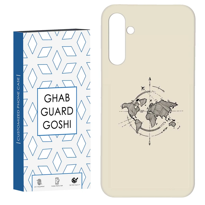 کاور قاب گارد گوشی طرح نقشه کد Dimo-175 مناسب برای گوشی موبایل سامسونگ Galaxy S23 Fe