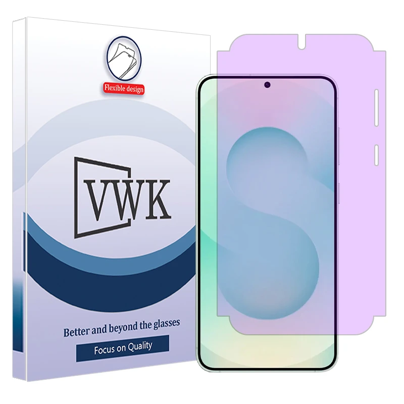 محافظ صفحه نمایش ضداشعه بنفش وی دبلیو کی مدل Eye Care مناسب برای گوشی موبایل سامسونگ Galaxy S25 PLUS