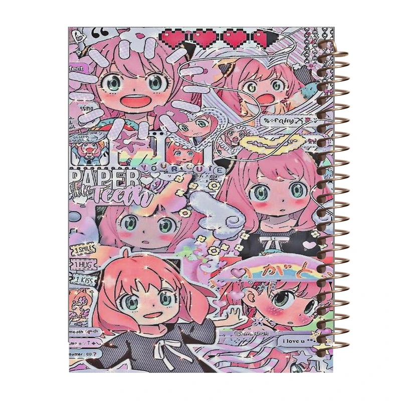 دفتر رنگ آمیزی 40 برگ طرح انیمه مدل انیا کد R57