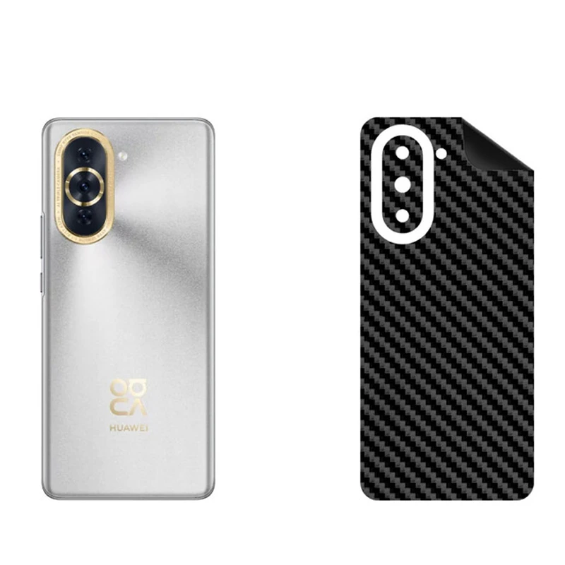 برچسب پوششی بستور مدل BT-Fiber طرح فیبر کربن مناسب برای گوشی موبایل هوآوی Nova 10 Pro
