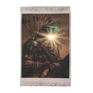 تابلو فرش ماشینی مدل طرح محرم امام حسین (ع) کد FR 122