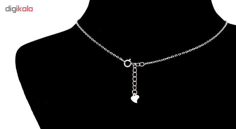 گردنبند نقره بهارگالری طرح برگ مدل Luxury Leaf