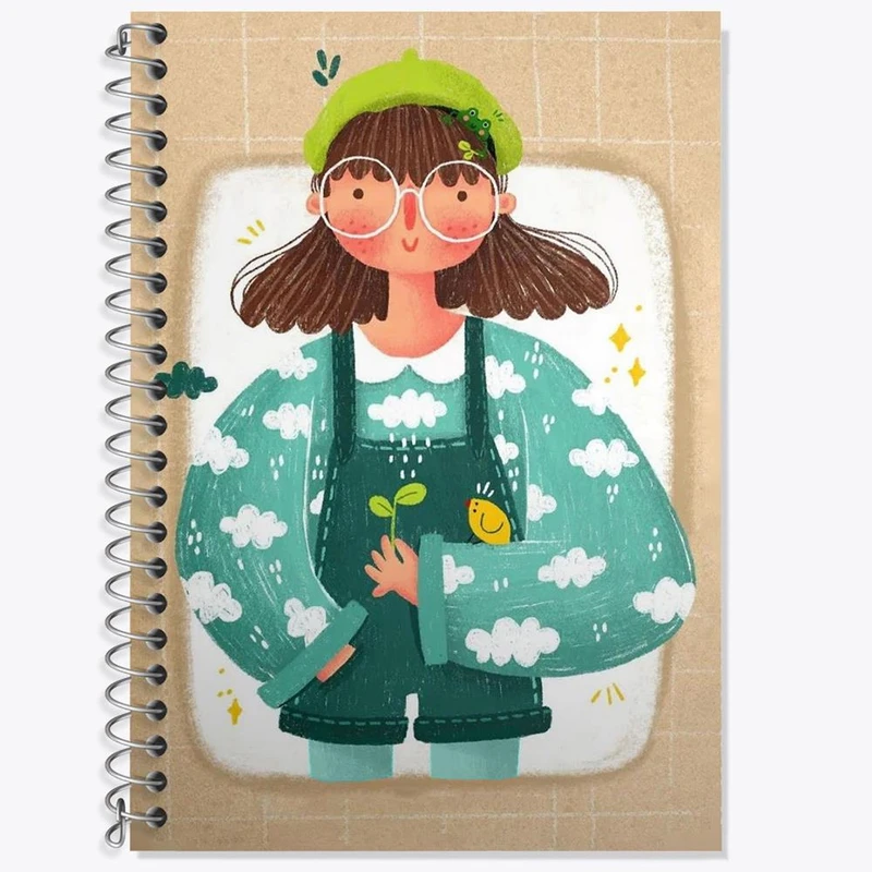 دفتر لغت 50 برگ خندالو مدل دخترانه فانتزی کد 25731