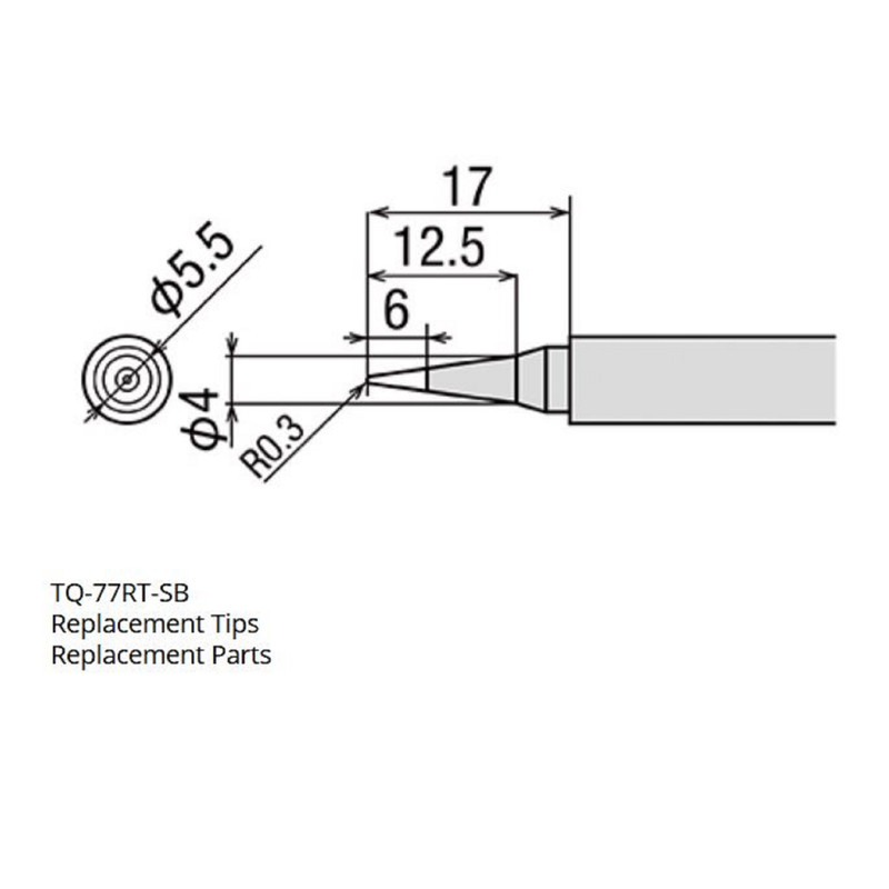 نوک هویه گات مدل TQ-77RT-SB