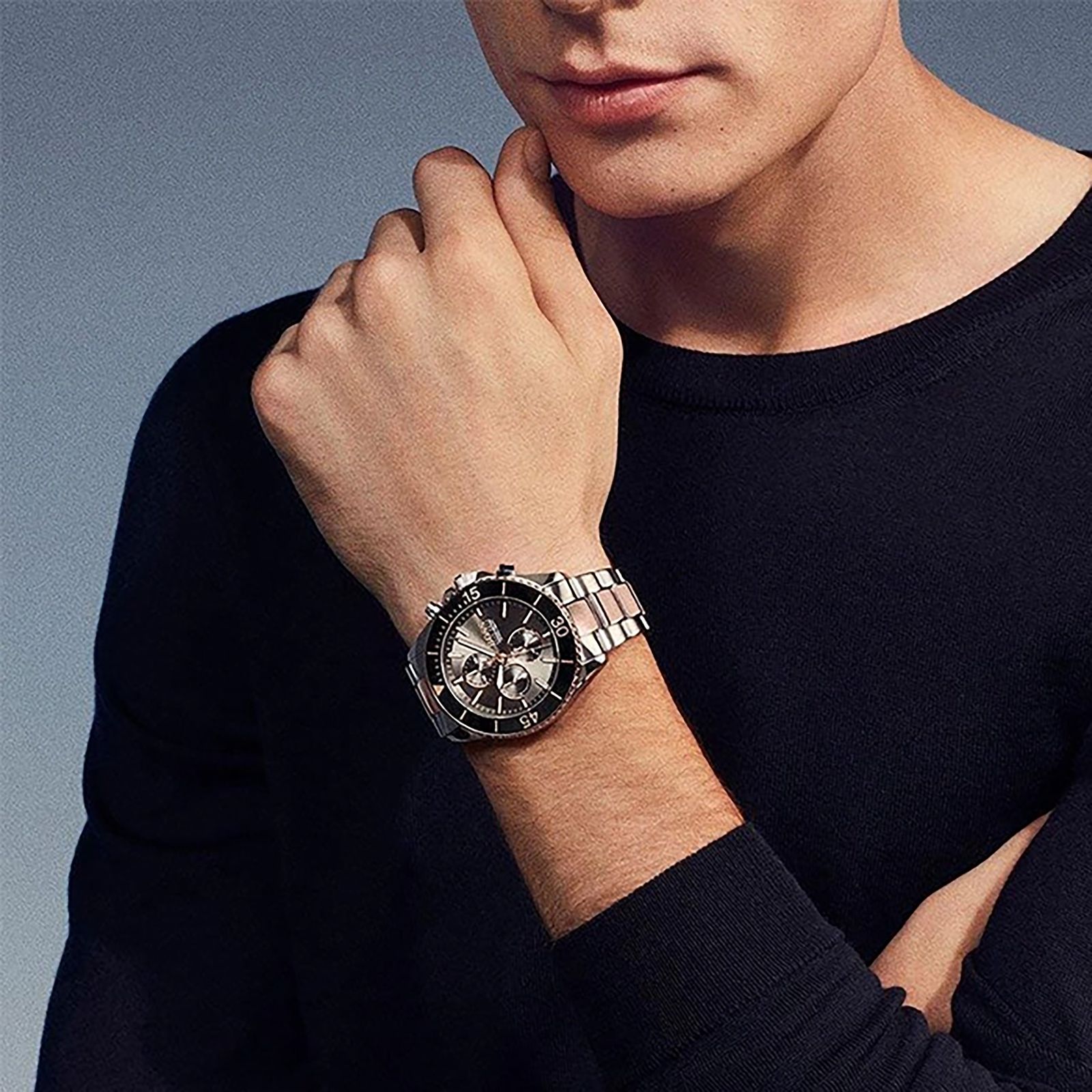 ساعت مچی عقربهای کوارتز مردانه هوگو باس مدل b1513705 - - 6