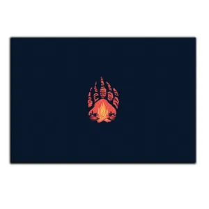 تابلو شاسی بکلیت طرح اسکلت دست مدل SH-S5234