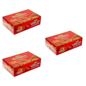 بیسکویت سبوس دار با کرم گرجی - 380 گرم بسته 3 عددی