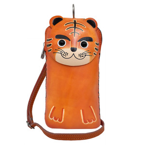 کیف رودوشی چرمی مدل دخترانه طرح ببر