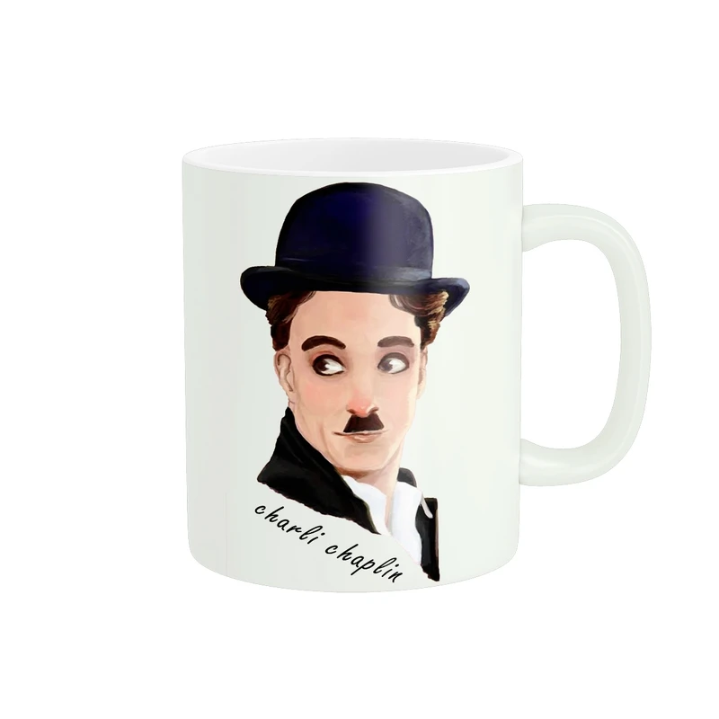 ماگ مدل فانتزی چارلی چاپلین کد 2169