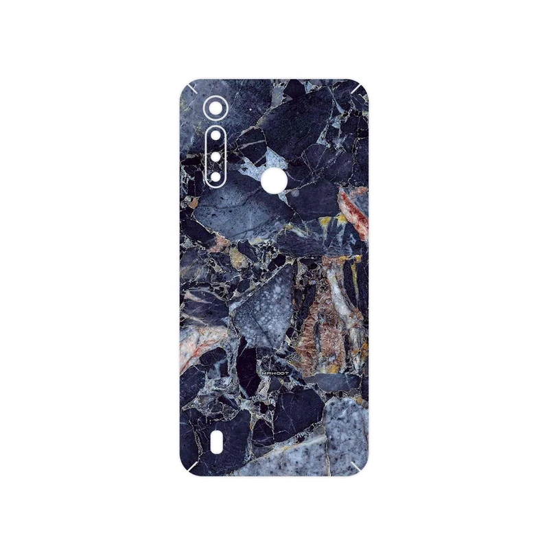 برچسب پوششی ماهوت مدل Broken black marble مناسب برای گوشی موبایل موتورولا Moto G8 Power Lite