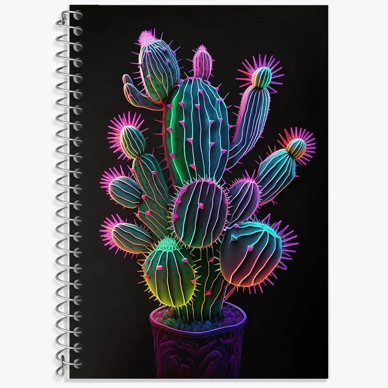 دفتر لغت 50 برگ خندالو طرح کاکتوس کد F6797