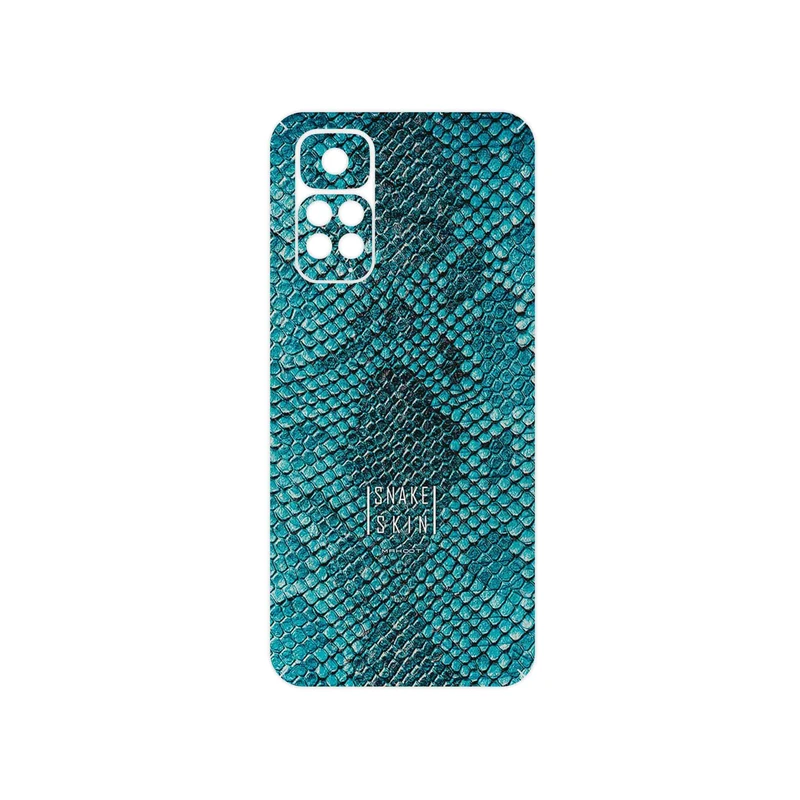 برچسب پوششی ماهوت مدل Blue Snake Skin مناسب برای گوشی موبایل شیائومی Redmi Note 11S