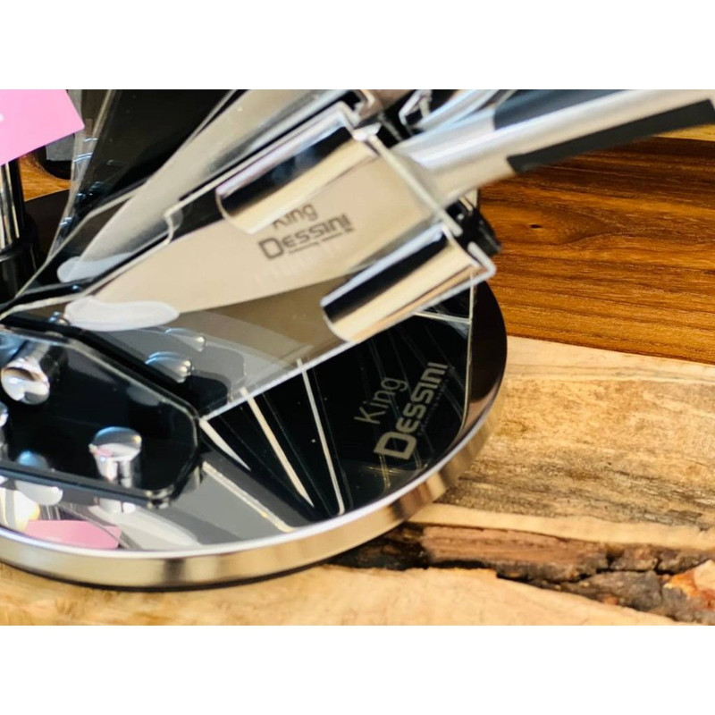 سرویس چاقو آشپزخانه 9 پارچه کینگ دسینی کد 1071