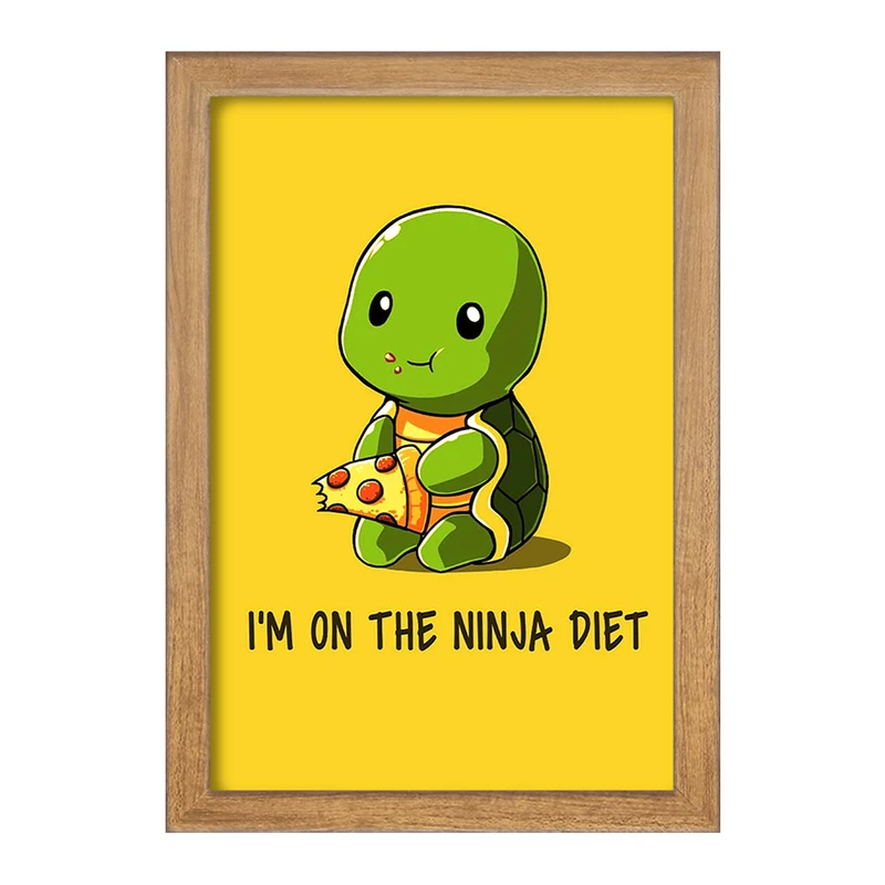 تابلو خندالو مدل لاکپشت های نینجا  کد 13212