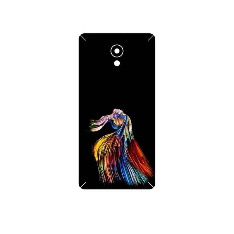 برچسب پوششی ماهوت مدل Rainbow Hair Digital Art مناسب برای گوشی موبایل لنوو Vibe P2