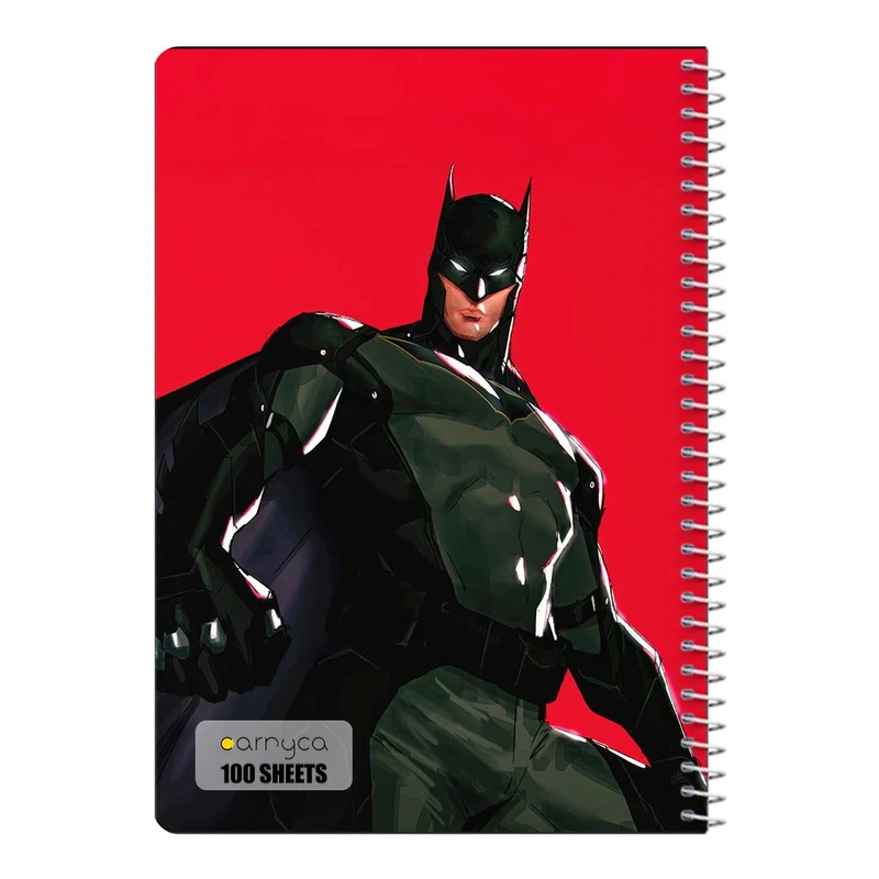 دفتر شطرنجی 100 برگ سیمی کارنیکا طرح بتمن Batman کد 62406