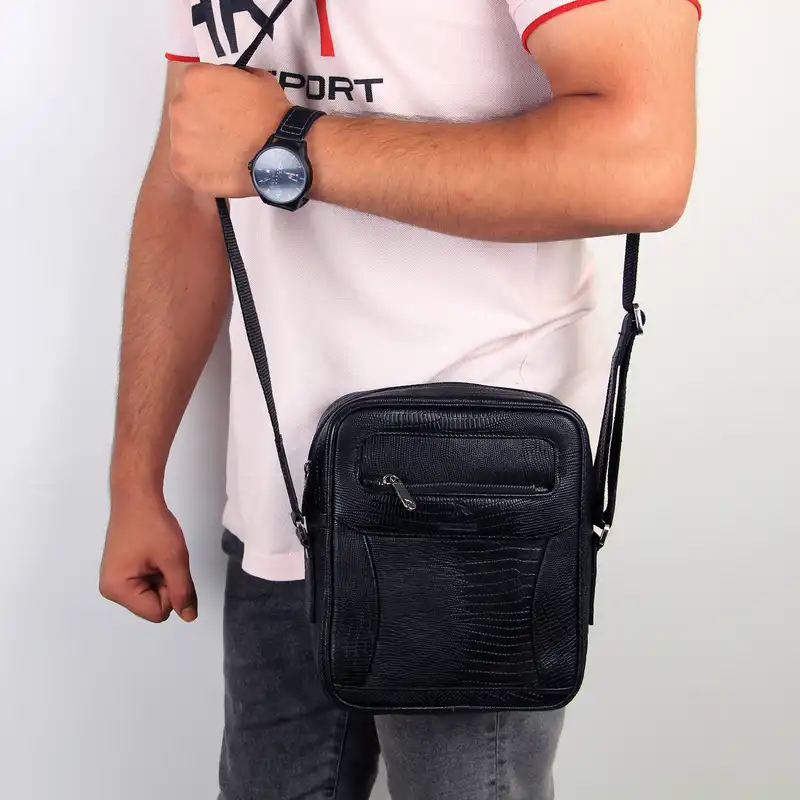 کیف رودوشی چرم بارز مدل DG67.Lizard