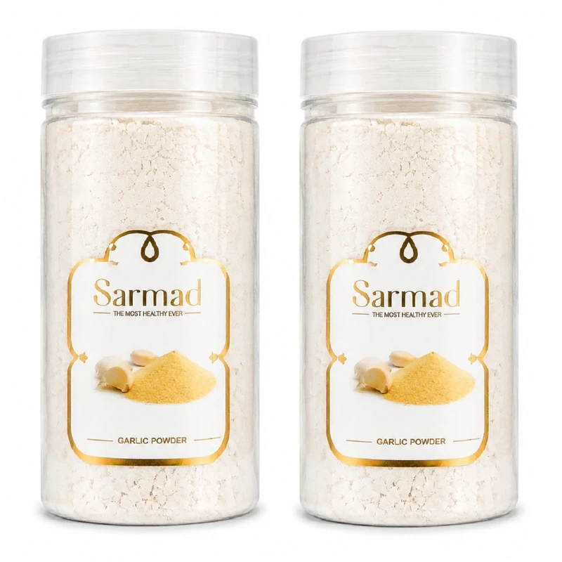 پودر سیر سرمد - 1000 گرم بسته 2 عددی
