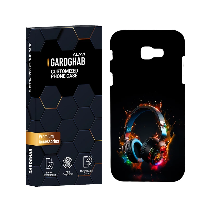 کاور گارد قاب علوی مدل ساز و موزیک مناسب برای گوشی موبایل سامسونگ Galaxy A720 / A7 2017