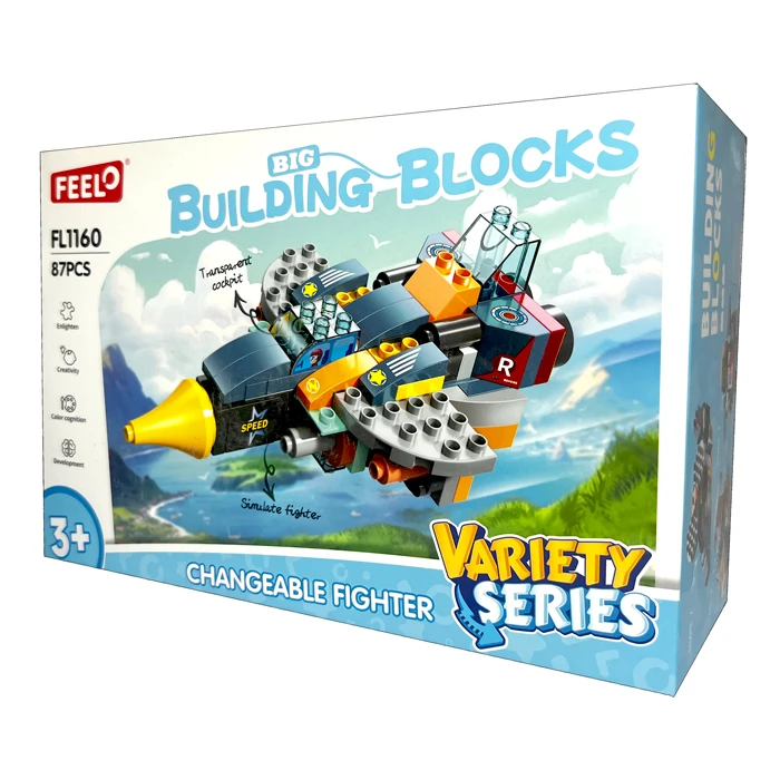 ساختنی 87 تکه فلوو مدل هواپیما تبدیل شونده