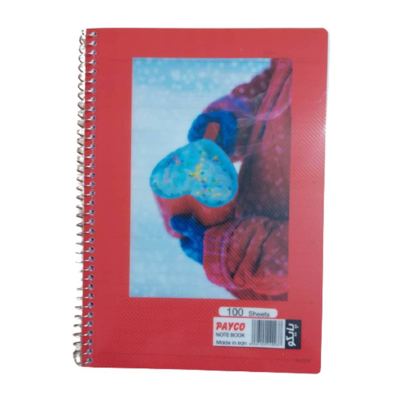 دفتر مشق 100 برگ پایکو مدل کلاسیک کد 420