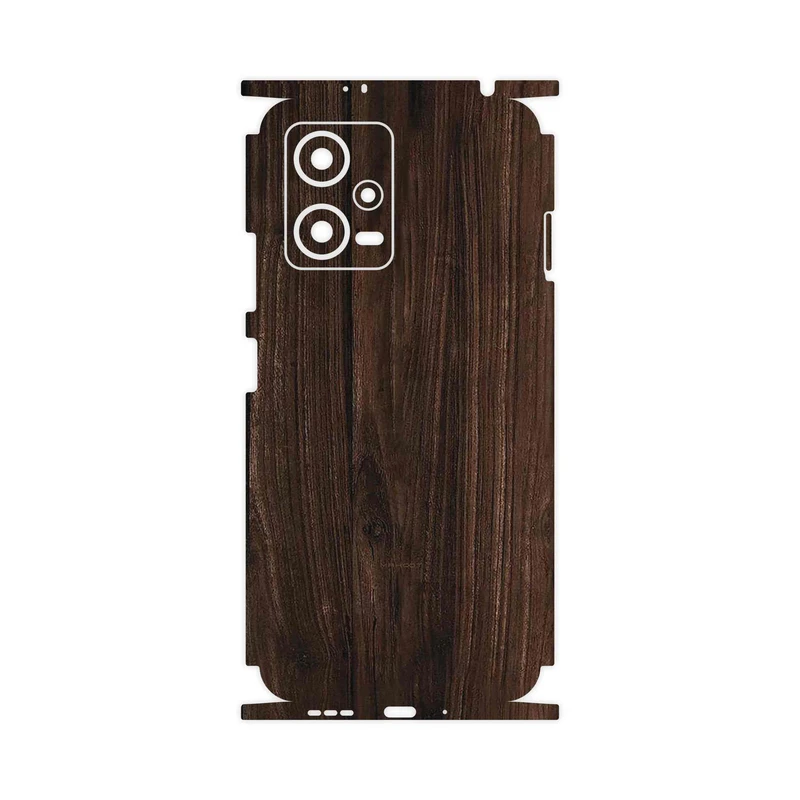 برچسب پوششی ماهوت مدل Dark_Walnut_Wood-FullSkin مناسب برای گوشی موبایل شیائومی Redmi Note 12 5G
