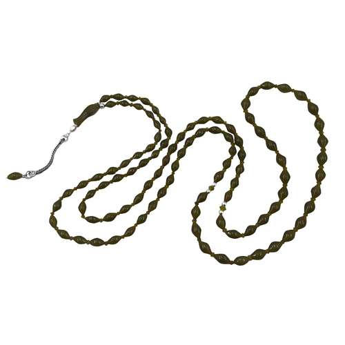 تسبیح نقره گالری ظهیرالدینی مدل شاه مقصود اعلا کد ROS-90