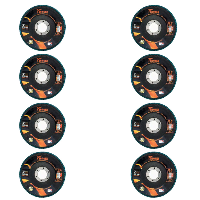 سنباده فلاپ دیسک شومر مدل P40 کد 11.5 بسته 8 عددی سنباده فلاپ دیسک شومر مدل P40 کد 11.5 بسته 8 عددی