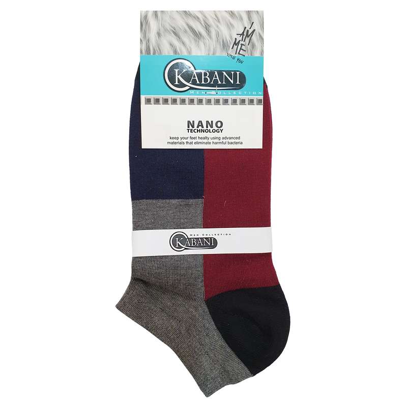 جوراب ساق کوتاه مدل اسپرت نخ پنبه نانو 300.71 کد 1