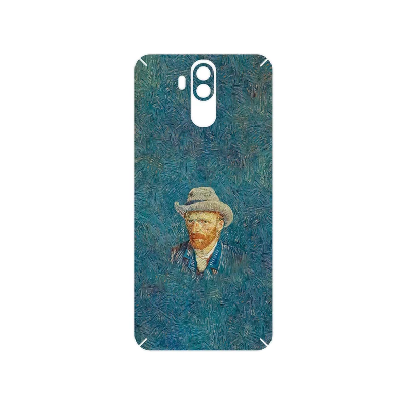 برچسب پوششی ماهوت مدل Self portrait with a gray felt hat مناسب برای گوشی موبایل یولفون Power 3S