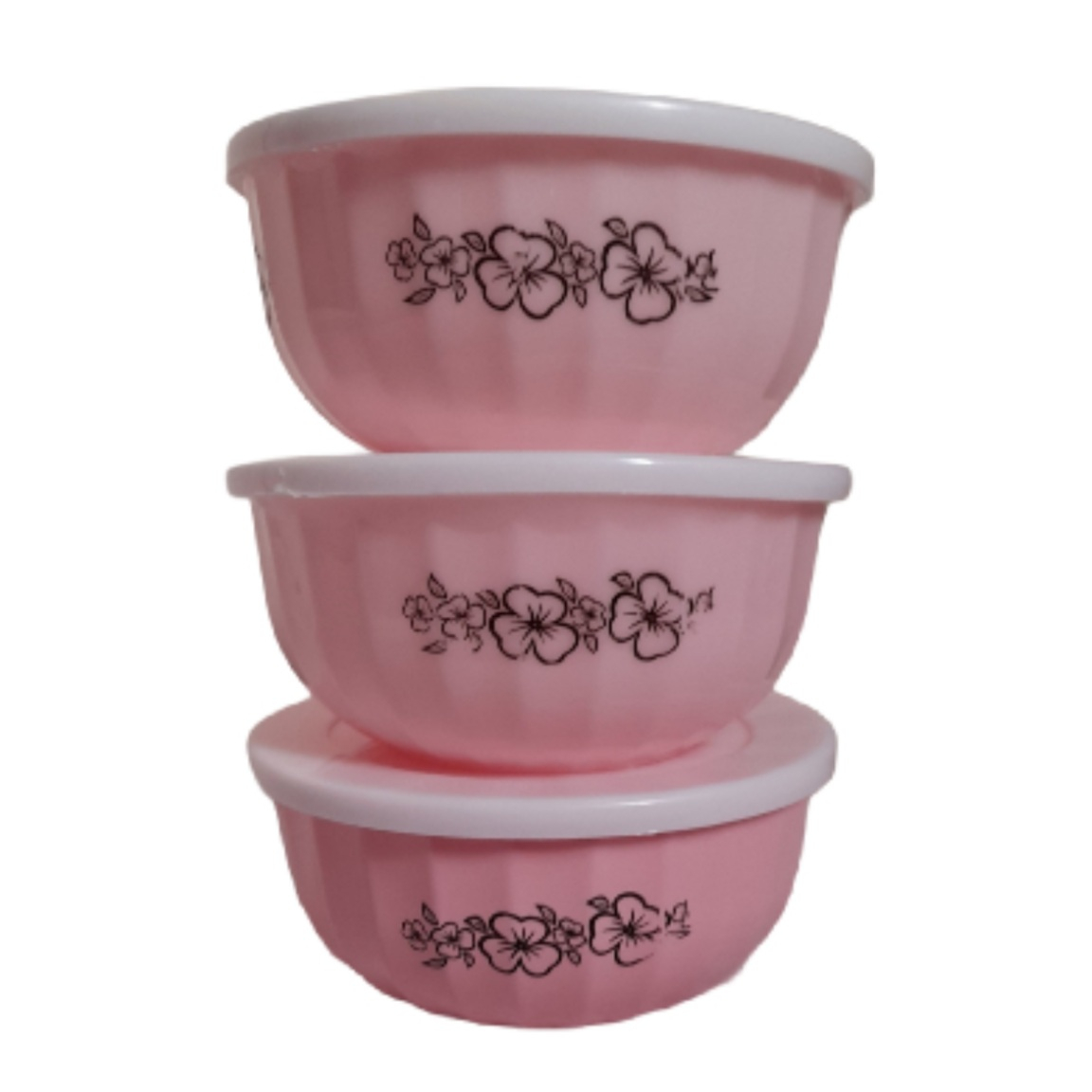 ظرف نگهدارنده طرح گرد بسته 3 عددی