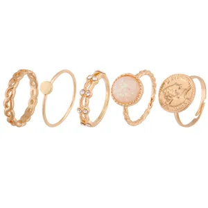 انگشتر زنانه مدل R3427 مجموعه 5 عددی