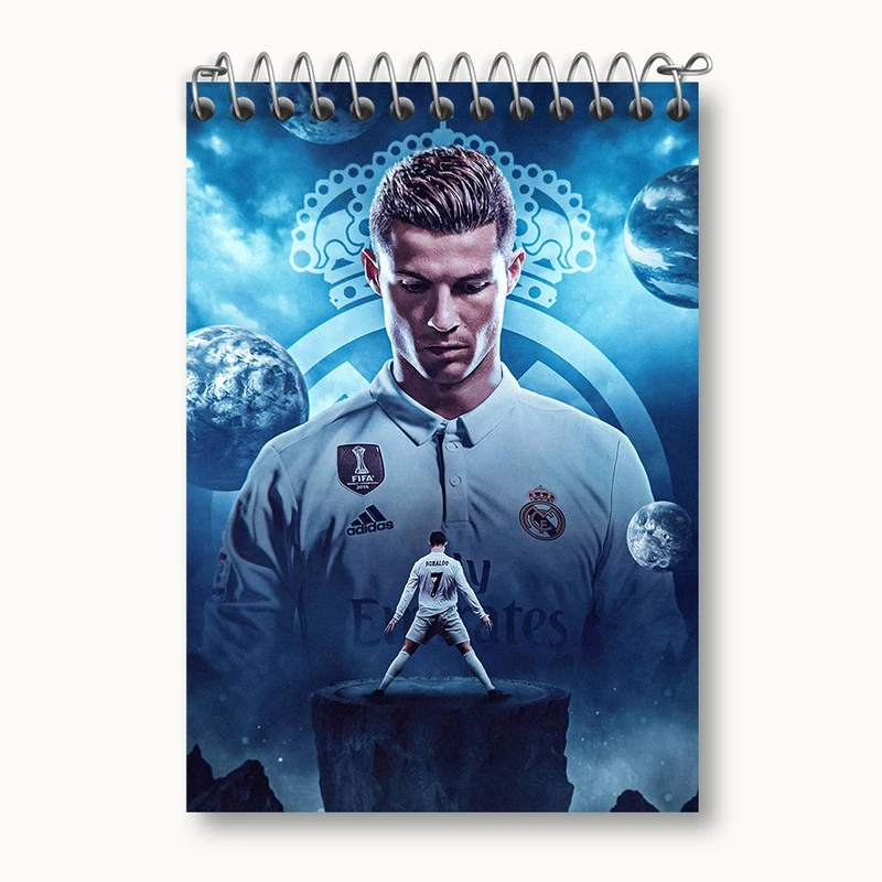دفتر یادداشت 50 برگ خندالو مدل کریستیانو رونالدو کد N51