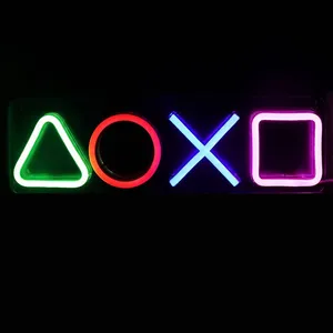 چراغ خواب مدل تابلو نئون طرح PS KEYS