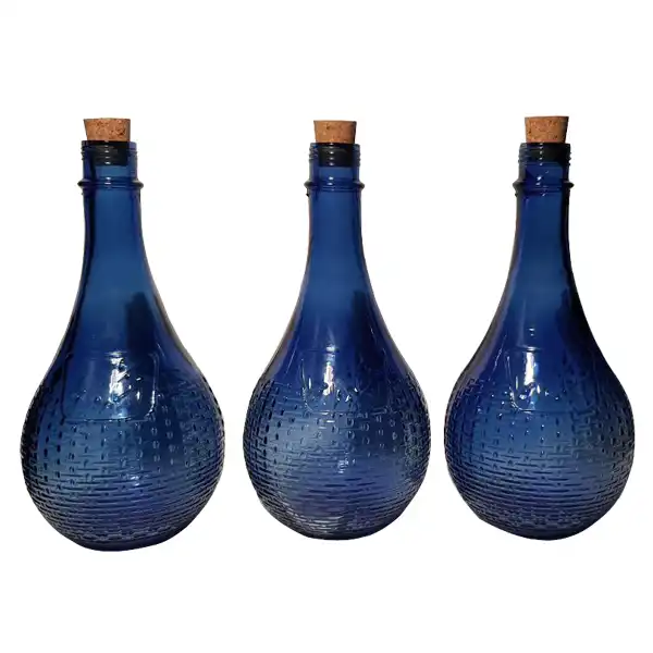 بطری شیشه ای مدل آب خورشیدی آتشکده اهورا بسته 3 عددی