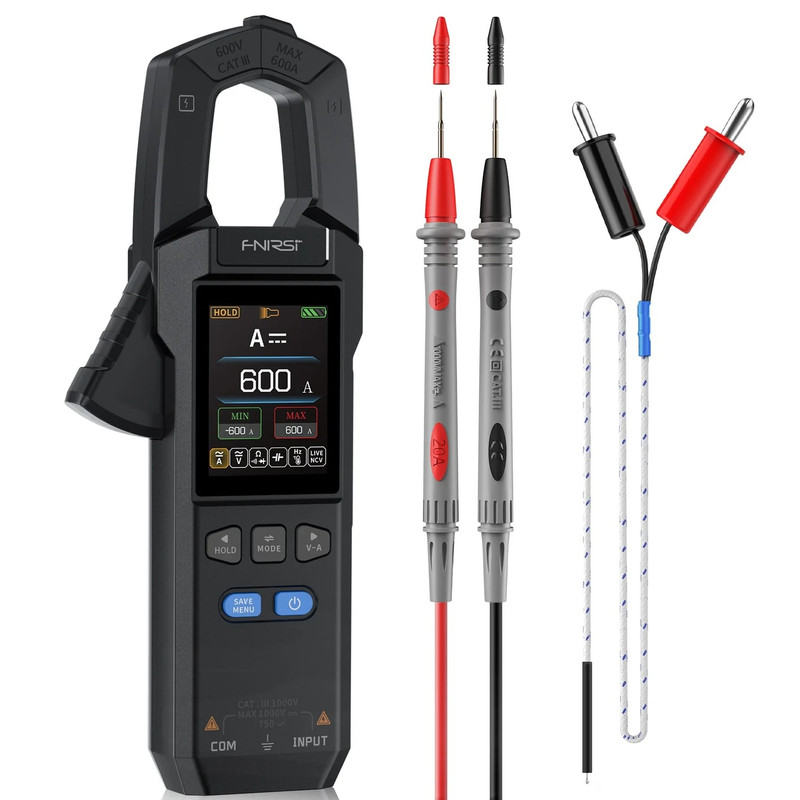 مولتی‌ متر کلمپی دیجیتال 600 آمپر فنیرسی مدل DMC-100