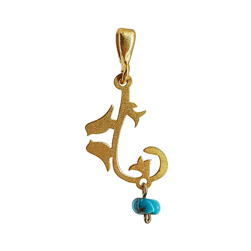 آویز گردنبند نقره زنانه مدل zock-100226