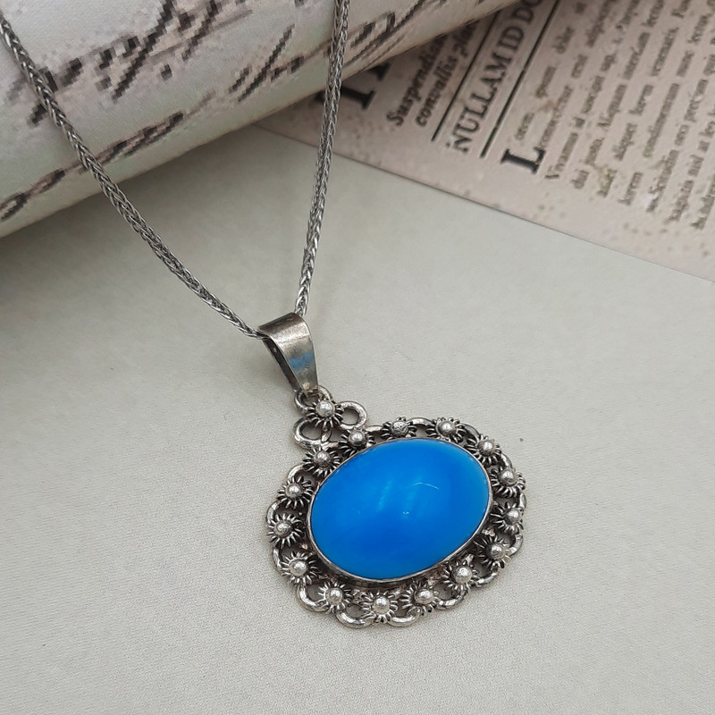 آویز گردنبند نقره زنانه کد 20030