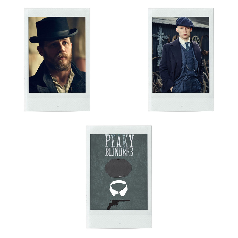 آویز تزیینی طرح پیکی بلایندرز مدل peaky blinders5 مجموعه 9 عددی