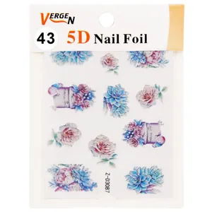 استیکر طراحی ناخن ورژن مدل GS125 مدل 43