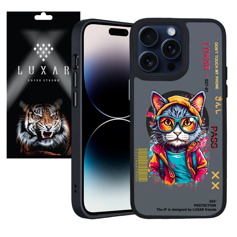 کاور لوکسار مدل Pollar Cat مناسب برای گوشی موبایل اپل iPhone 14 Pro Max