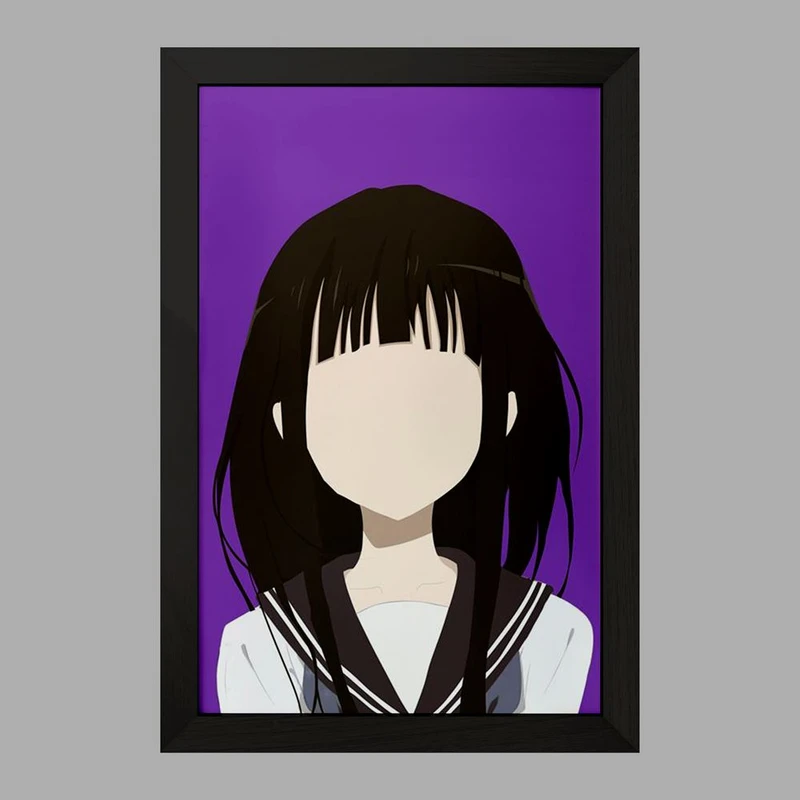 تابلو خندالو مدل چیتاندا انیمه هیوکا Hyouka  کد 17108