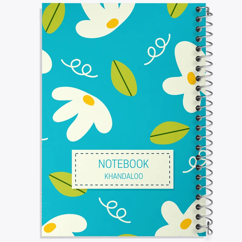 دفتر نقاشی 50 برگ خندالو طرح گل گلی کد N201