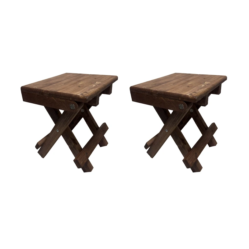 صندلی تاشو سفری مدل ضربدری مجموعه 2 عددی