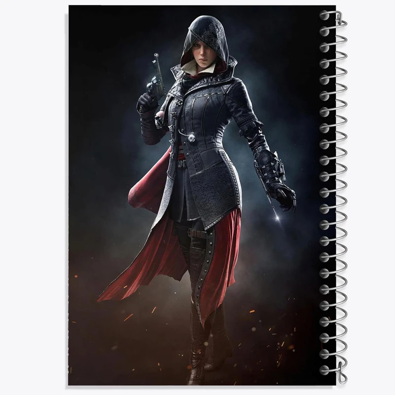 دفتر مشق 50 برگ خندالو مدل بازی اساسینز کرید Assassins Creed کد 27912
