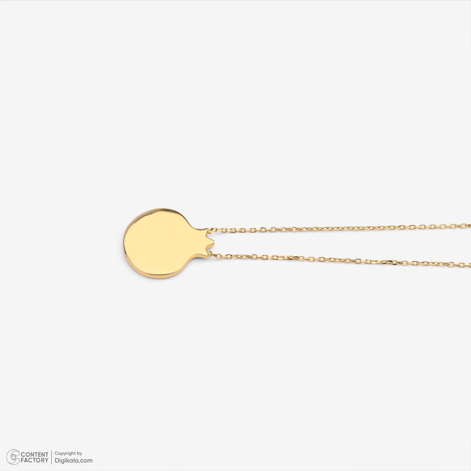 گردنبند طلا 18 عیار زنانه با زنجیر حلقهای (فلامینگو) وی گالری مدل انار کد NA7299 -  - 7
