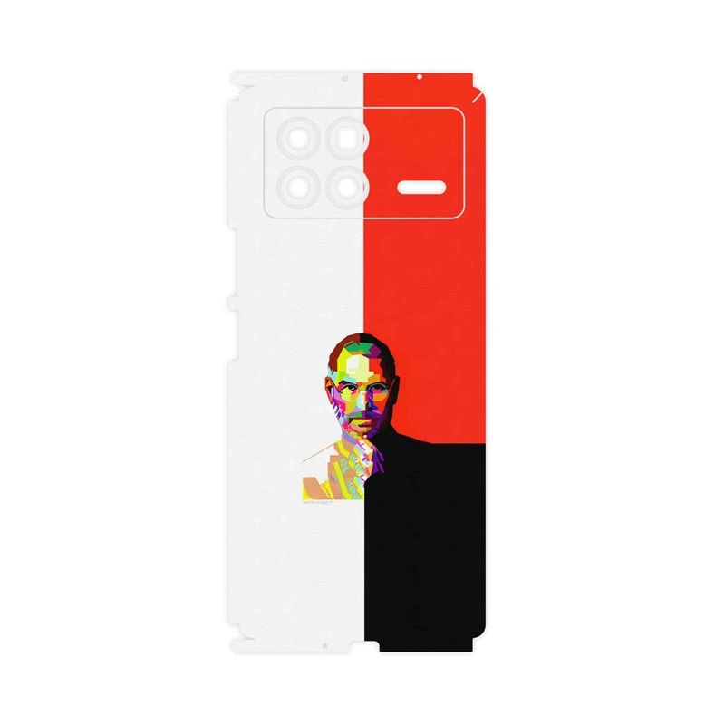 برچسب پوششی ماهوت مدل Collage of Steve Jobs 1-FullSkin مناسب برای گوشی موبایل شیائومی Mix Fold 3