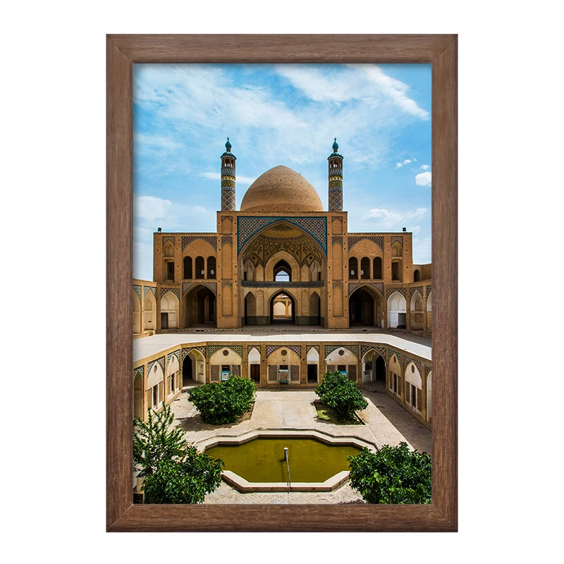 تابلو خندالو طرح مسجد آقابزرگ کاشان کد 37389